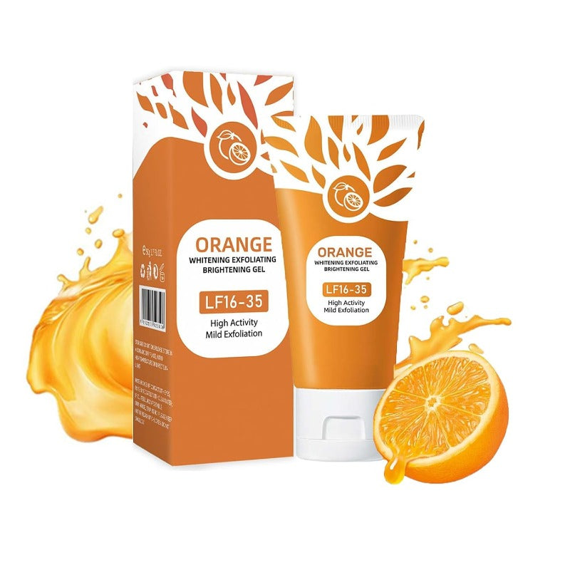 Gel exfoliant éclaircissant à l'orange