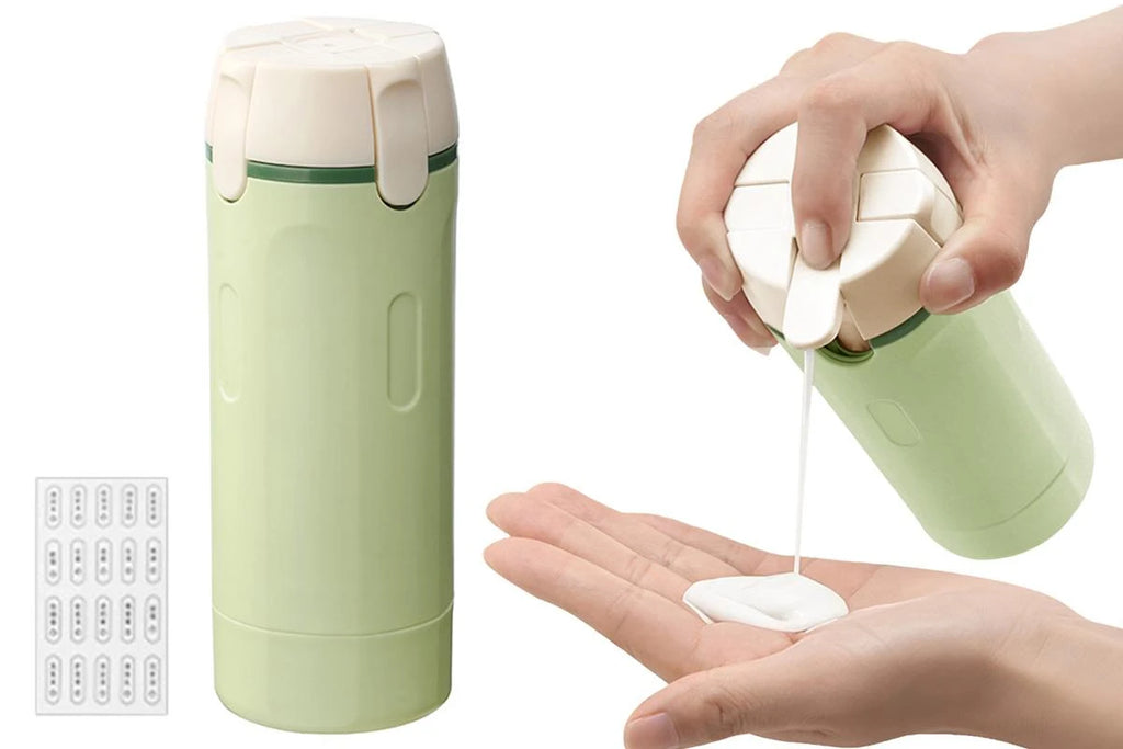 Distributeur 4 en 1 avec flacons de voyage 30 ml