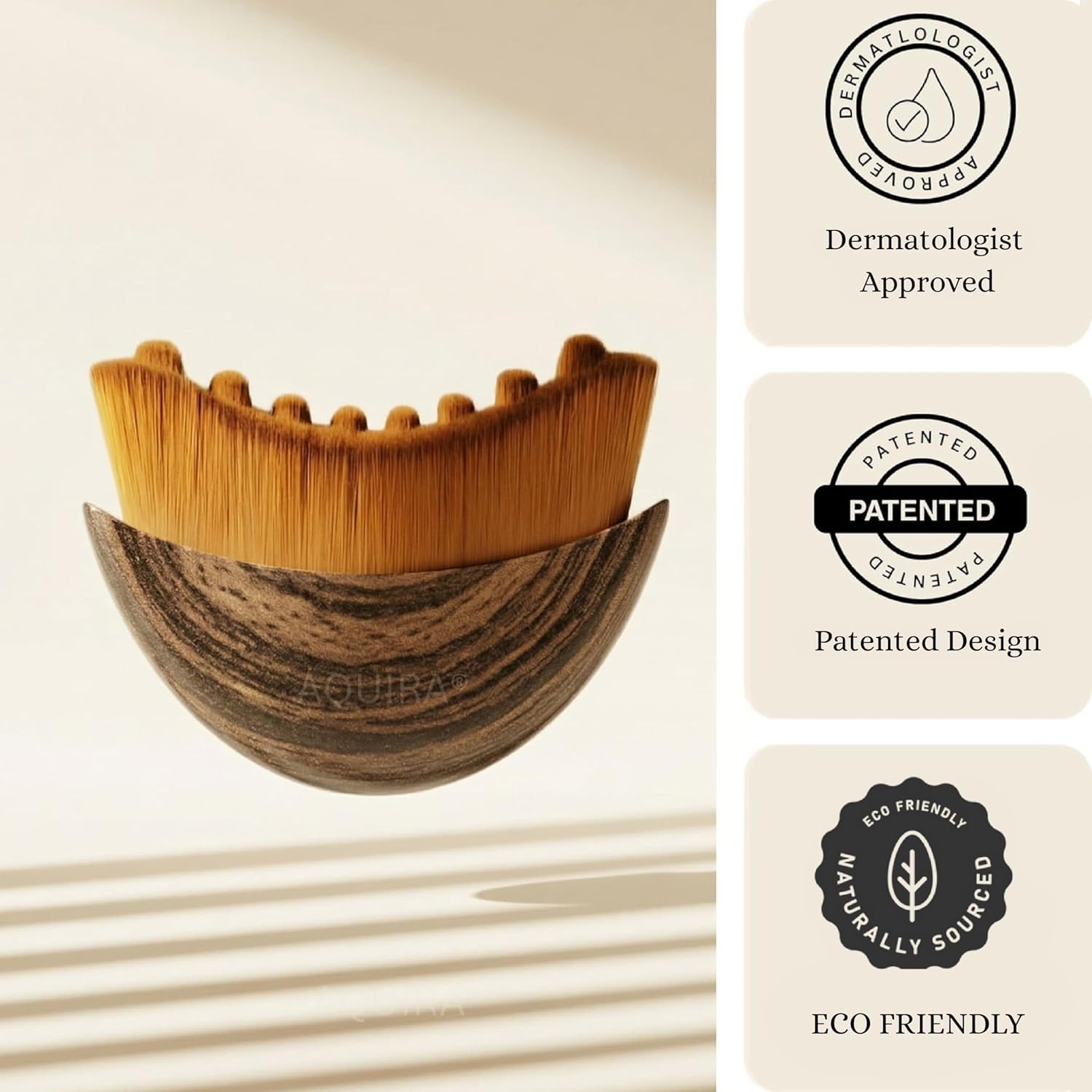 Gua Sha Lymphatic Face Brush