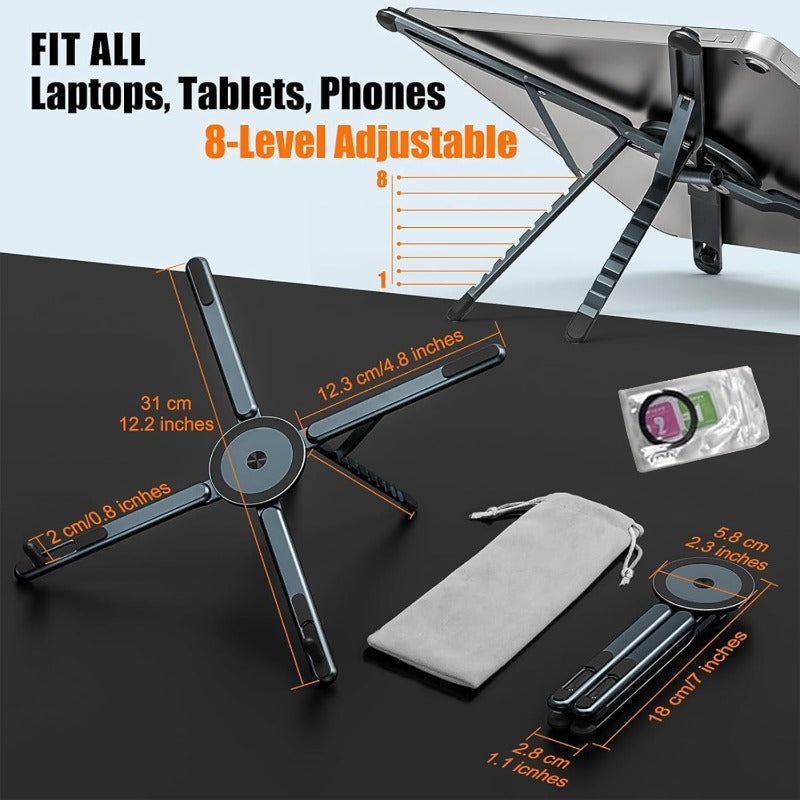 Support pour ordinateur portable pliable et léger