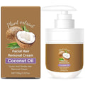 Crème dépilatoire visage et corps à l'huile de coco – Douce et hydratante