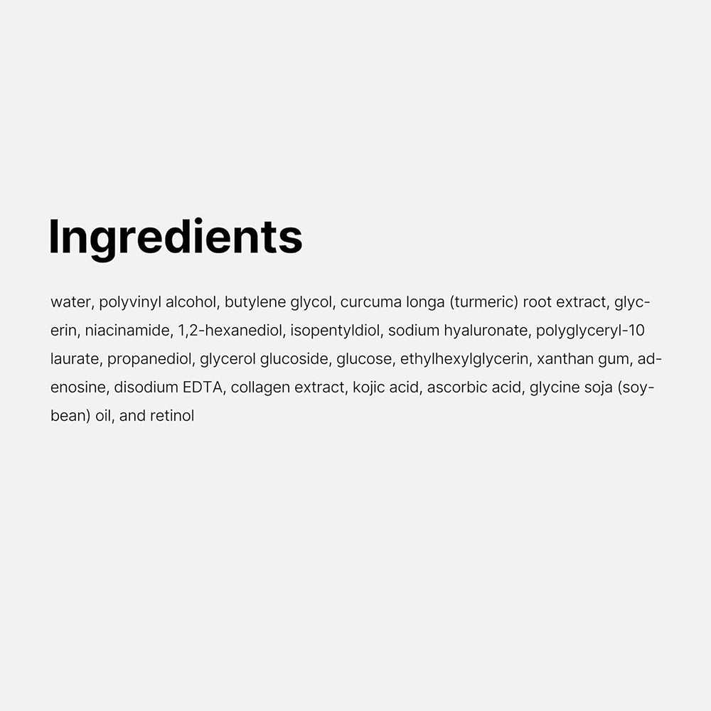 Masque Medicube à l'acide kojique et au curcuma 75 ml