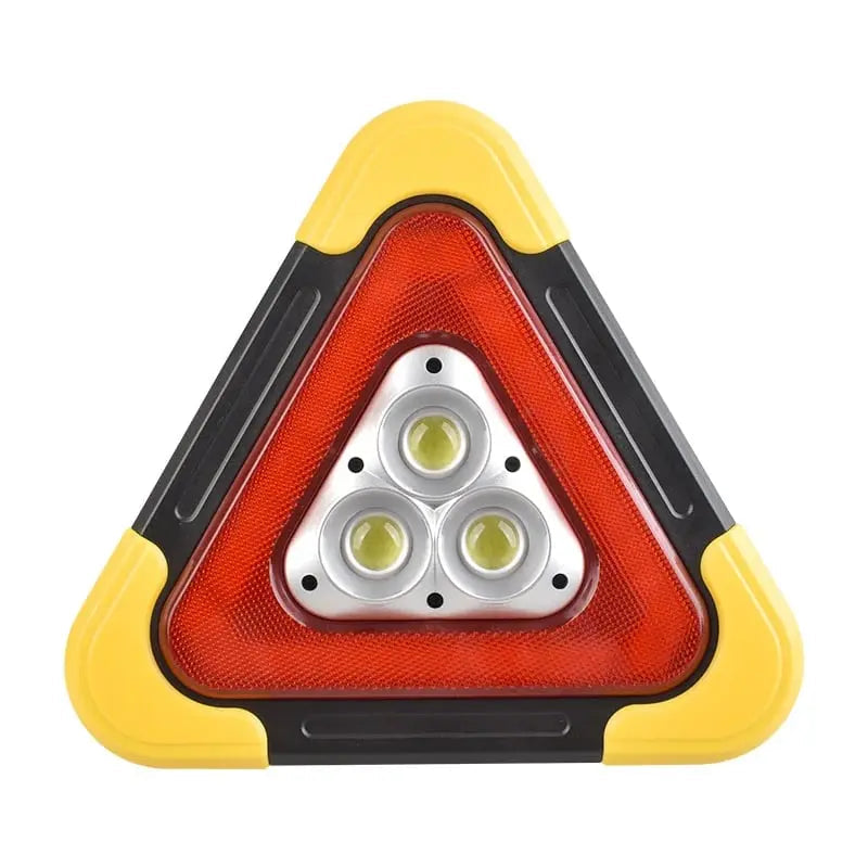 Feu de signalisation solaire triangulaire 3 en 1 pour véhicules